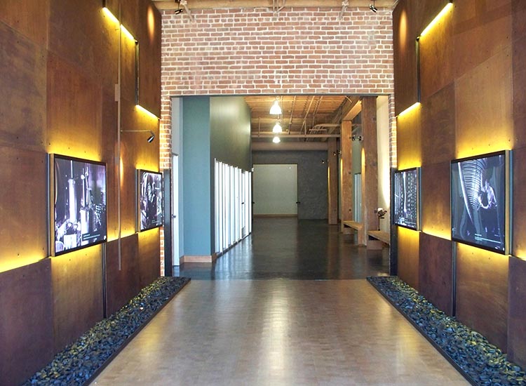 Renovated entry hallway.